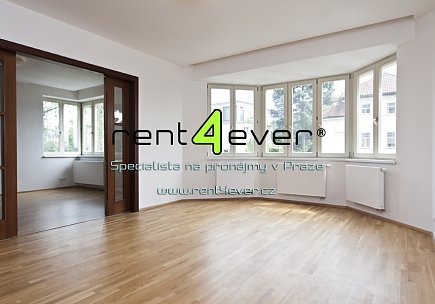 Pronájem bytu, Libeň, Valčíkova, byt 3+1, 97 m2, cihla, balkon, zahrada, nezařízený nábytkem, Rent4Ever.cz