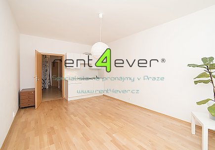 Pronájem bytu, Smíchov, Na Neklance, 1+kk, 29 m2, novostavba, nezařízený, Rent4Ever.cz