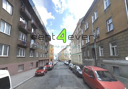 Pronájem bytu, Libeň, V zahradách, 2+1, 45 m2, cihla, parkování na ulici, částečně zařízený, Rent4Ever.cz