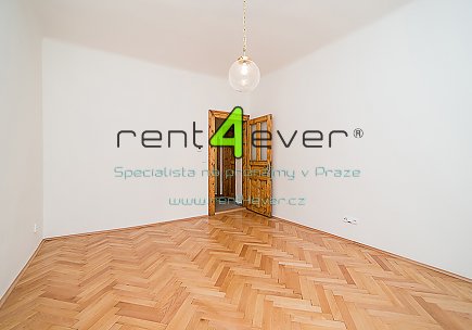 Pronájem bytu, Bubeneč, Jana Zajíce, 3+1, 103m2, cihla, po rekonstrukci, sklep, nezařízený, Rent4Ever.cz
