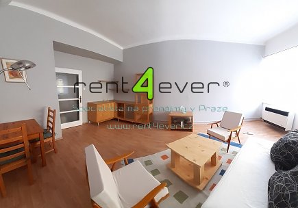 Pronájem bytu, Nusle, Na Lepším, byt 1+1, 29 m2, cihla, sklep, vybavený nábytkem, Rent4Ever.cz