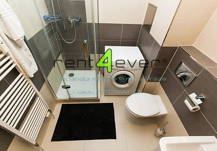 Pronájem bytu, Libeň, Na kopečku, 1+kk, 40 m2, novostavba, výtah, zařízený, Rent4Ever.cz