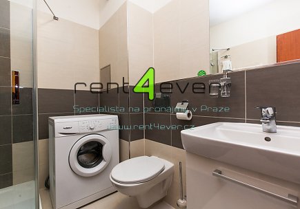 Pronájem bytu, Libeň, Na kopečku, 1+kk, 40 m2, novostavba, výtah, zařízený, Rent4Ever.cz