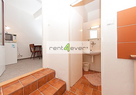 Pronájem bytu, Dejvice, Krocínovská 1+kk ve vile, 35 m2, po rekonstrukci, terasa, zahrada, zařízený, Rent4Ever.cz