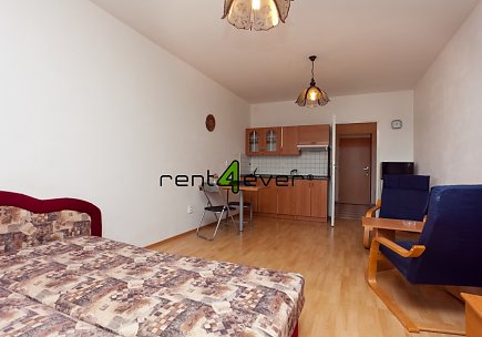 Pronájem bytu, Krč, Štúrova, byt 1+kk, 27 m2, v cihlová nástavbě, zařízený nábytkem, Rent4Ever.cz