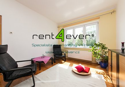 Pronájem bytu, Metro C Pankrác, U Nových domů II, 2+kk, 46 m2, cihla, zahrada, výtah, zařízený, Rent4Ever.cz