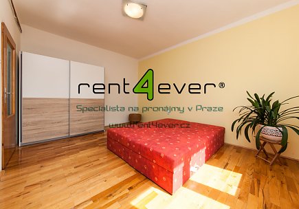 Pronájem bytu, Metro C Pankrác, U Nových domů II, 2+kk, 46 m2, cihla, zahrada, výtah, zařízený, Rent4Ever.cz