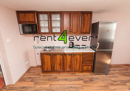 Pronájem bytu, Řepy, Krolmusova, byt 1+kk v RD, 22 m2, cihla, zahrada, částečně vybavený, Rent4Ever.cz