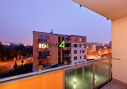 Pronájem bytu, Hloubětín, Nepelova, 1+kk, 35 m2, cihla, novostavba, balkon, zařízený nábytkem, Rent4Ever.cz