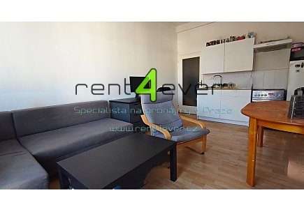 Pronájem bytu, Nusle, Pod Terebkou, byt 3+kk, 78 m2, cihla, terasa, částečně zařízený, Rent4Ever.cz