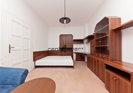 Pronájem bytu, Michle, Nuselská, byt 1+1, 37 m2, cihla, komora, zařízený nábytkem, Rent4Ever.cz