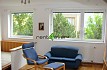 Pronájem bytu, Troja, K Haltýři, 1+kk, 40 m2, novostavba, cihla, balkon, sklep, výtah, zařízený, Rent4Ever.cz