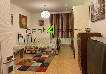 Pronájem bytu, Holešovice, V háji, byt 2+kk, 60 m2, cihla, vybavený nábytkem, Rent4Ever.cz