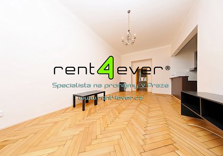 Pronájem bytu, Vinohrady, Budečská, 2+kk, 80 m2, cihla, nezařízený, Rent4Ever.cz