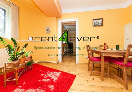 Pronájem bytu, Smíchov, Ke Klimentce, byt ve vile 3+kk, 60 m2, komora, zařízený, Rent4Ever.cz