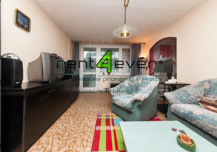 Pronájem bytu, Stodůlky, Bašteckého, 3+1, 75 m2, zasklená lodžie, výtah, zařízený , Rent4Ever.cz