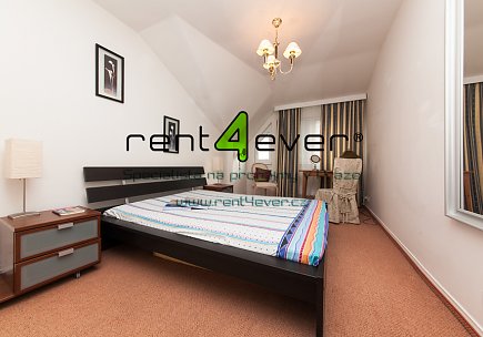 Pronájem bytu, Libeň, Společná, dvoupatrový byt 3+kk, 95 m2, novostavba, balkon, sklep, zařízený, Rent4Ever.cz