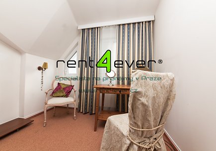 Pronájem bytu, Libeň, Společná, dvoupatrový byt 3+kk, 95 m2, novostavba, balkon, sklep, zařízený, Rent4Ever.cz