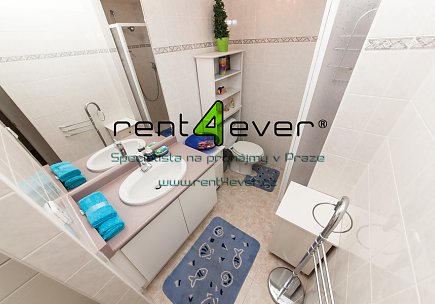 Pronájem bytu, Libeň, Společná, dvoupatrový byt 3+kk, 95 m2, novostavba, balkon, sklep, zařízený, Rent4Ever.cz