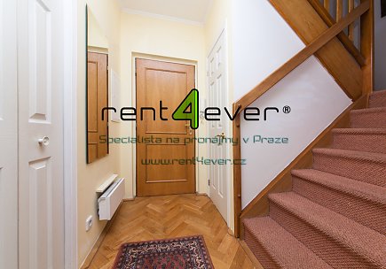 Pronájem bytu, Libeň, Společná, dvoupatrový byt 3+kk, 95 m2, novostavba, balkon, sklep, zařízený, Rent4Ever.cz