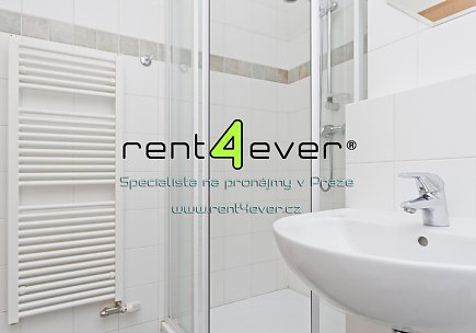 Pronájem bytu, Veleslavín, Na Okraji, 1+kk, 30m2, novostavba, balkon, výtah, bezbariérový, zařízený, Rent4Ever.cz