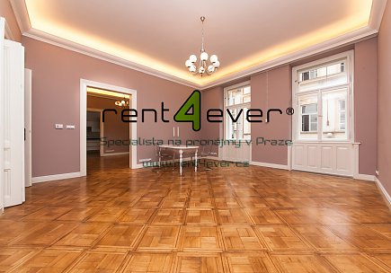 Pronájem bytu, Metro B Národní třída, 5+kk, 150 m2, cihla, sklep, nezařízený, Rent4Ever.cz