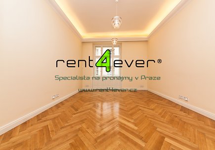 Pronájem bytu, Metro B Národní třída, 5+kk, 150 m2, cihla, sklep, nezařízený, Rent4Ever.cz