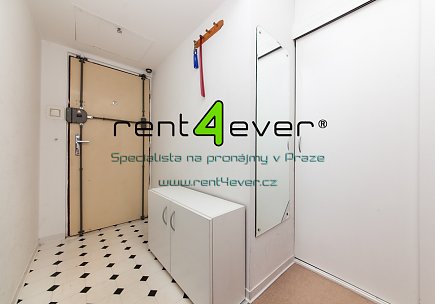 Pronájem bytu, Hloubětín, Kukelská, 1+kk, 35 m2, sklep, lodžie 10 m2, částečně zařízený nábytkem, Rent4Ever.cz