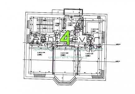 Pronájem bytu, Libeň, Valčíkova, byt 3+1, 97 m2, ve vile, cihla, zahrada, nezařízený nábytkem, Rent4Ever.cz