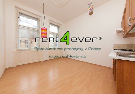 Pronájem bytu, Metro B Karlovo náměstí, byt 1+kk, 20 m2, cihla, výtah, sklep, nevybavený, Rent4Ever.cz