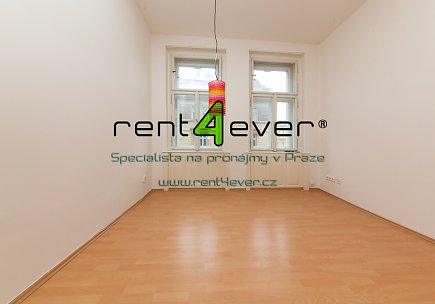 Pronájem bytu, Metro B Karlovo náměstí, byt 1+kk, 20 m2, cihla, výtah, sklep, nevybavený, Rent4Ever.cz