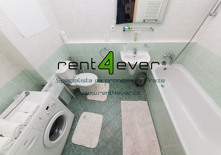 Pronájem bytu, Libeň, Nad Okrouhlíkem, novostavba, 2+kk, 48 m2, cihla, zahrada, nezařízený, Rent4Ever.cz