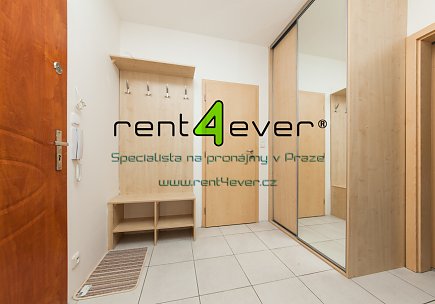 Pronájem bytu, Libeň, Nad Okrouhlíkem, novostavba, 2+kk, 48 m2, cihla, zahrada, nezařízený, Rent4Ever.cz