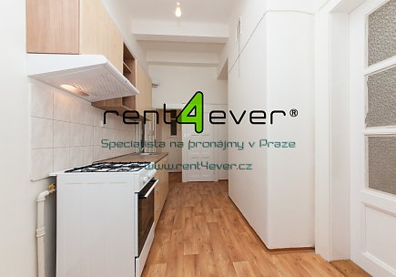 Pronájem bytu, Dejvice, Wuchterlova, 2+1, 54 m2, cihla, zahrada, společný balkon, nezařízený , Rent4Ever.cz