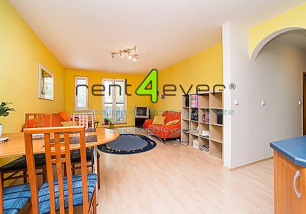 Pronájem bytu, Liboc, Pod cihelnou, 2+kk, 65 m2, novostavba, balkon, sklep, garáž. stání, vybavený, Rent4Ever.cz