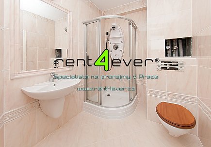 Pronájem bytu, Žižkov, V kapslovně, 4+kk, 122 m2, novostavba, 2x terasa, výtah, částečně zařízený, Rent4Ever.cz