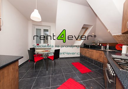 Pronájem bytu, Smíchov, Na Doubkové, 1+1, 63 m2, cihla, zahrada, garáž, nezařízený, Rent4Ever.cz