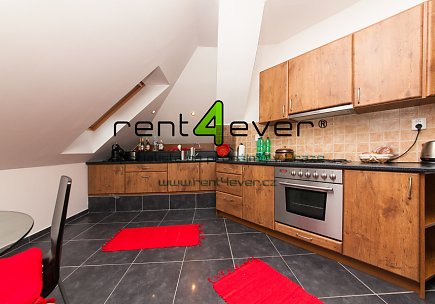 Pronájem bytu, Smíchov, Na Doubkové, 1+1, 63 m2, cihla, zahrada, garáž, nezařízený, Rent4Ever.cz