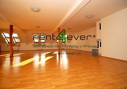 Pronájem bytu, Nusle, Svatoslavova, mezonetový 6+kk, 354 m2, cihla, balkon, 2x terasa, nezařízený, Rent4Ever.cz