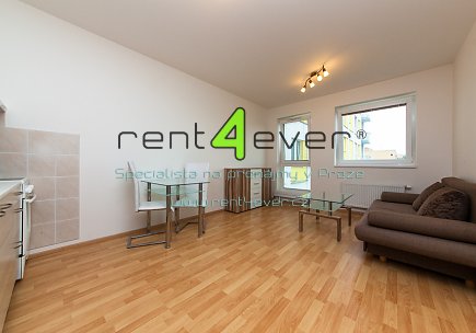 Pronájem bytu, Metro C Ládví, 1+kk, 27 m2, novostavba, sklep, výtah, bezbariérový, zařízený, Rent4Ever.cz