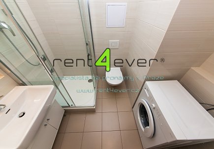 Pronájem bytu, Metro C Ládví, 1+kk, 27 m2, novostavba, sklep, výtah, bezbariérový, zařízený, Rent4Ever.cz