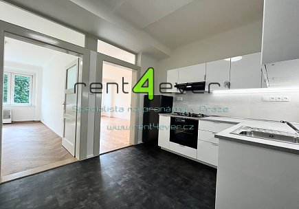 Pronájem bytu, Vršovice, Moskevská, byt 3+kk, 75.3 m2, po celkové rekonstrukci, nezařízený, Rent4Ever.cz