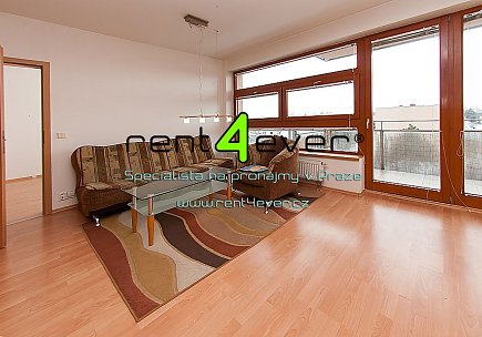 Pronájem bytu, Hlubočepy, Štěpařská, 2+kk, 70 m2, novostavba, balkon, garáž. stání, část. zařízený, Rent4Ever.cz