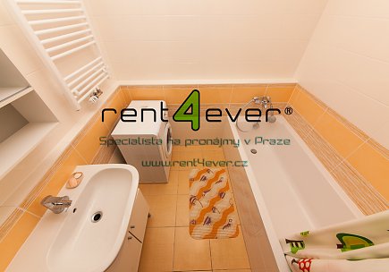 Pronájem bytu, Háje, Stříbrského, 2+kk, 60 m2, novostavba, balkon, komora, výtah, garáž, zařízený, Rent4Ever.cz