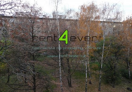 Pronájem bytu, Strašnice, V olšinách, byt 2+kk, 46 m2, cihla, společný balkon, částečně vybavený , Rent4Ever.cz
