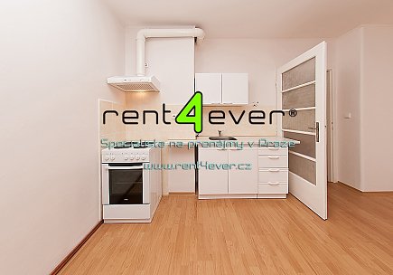 Pronájem bytu, Strašnice, V předpolí, 1+kk, 35 m2, cihla, po rekonstrukci, nezařízený, Rent4Ever.cz