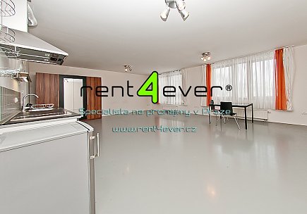 Pronájem bytu, Vokovice, K Červenému vrchu, byt 1+kk, 75 m2, novostavba, částečně zařízený nábytkem, Rent4Ever.cz