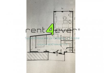 Pronájem bytu, Staré Město, Karlova, byt 2+1, 51 m2, cihla, pavlač, šatna, nevybavený nábytkem, Rent4Ever.cz