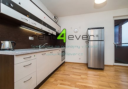 Pronájem bytu, Stodůlky, Tlumačovská, 1+kk, 37.4 m2, novostavba, lodžie, sklep, výtah, zařízený, Rent4Ever.cz