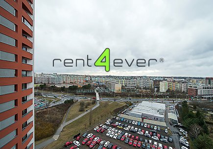 Pronájem bytu, Stodůlky, Tlumačovská, 1+kk, 37.4 m2, novostavba, lodžie, sklep, výtah, zařízený, Rent4Ever.cz